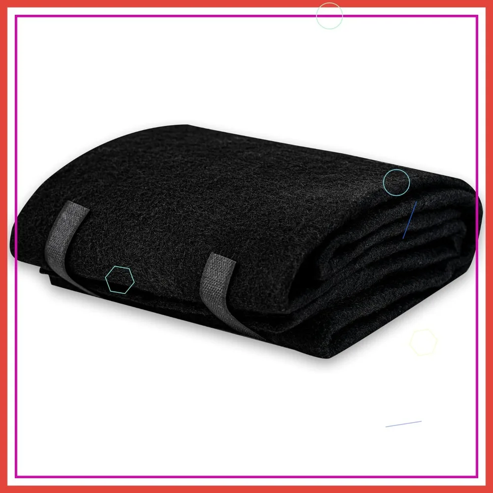 

16" x 48" Cut-to-Fit Activated Carbon Pre-Filter Pad for Air Purifiers – Charcoal Filter Sheet for Home