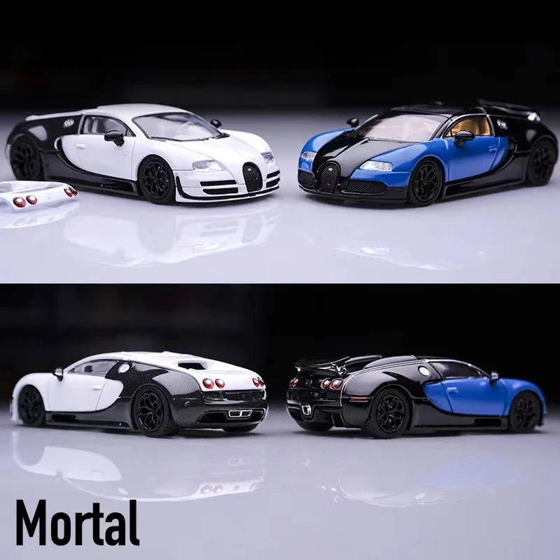 Mortal 1:64 Veyron Ceramic Pattern Diecast Diorama Car Model Collection Miniature