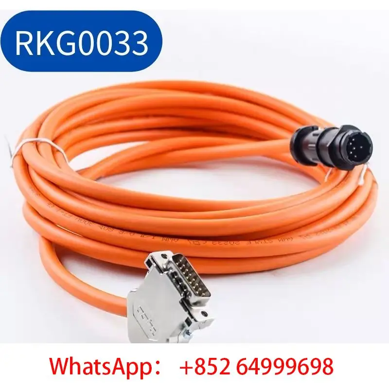 

Brand New RKG0033 10m encoder feedback cable INK0448 round head 9-DB15 male Fast Shipping