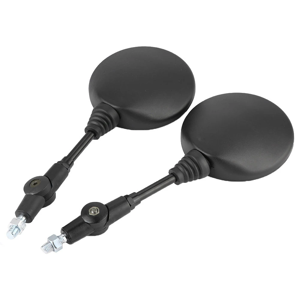 2Pcs Motorcycle Modified Folding Rearview Mirror Round Side Mirrors for Kawasaki KLX250 KL250 Motorcycle Rearview Mirror