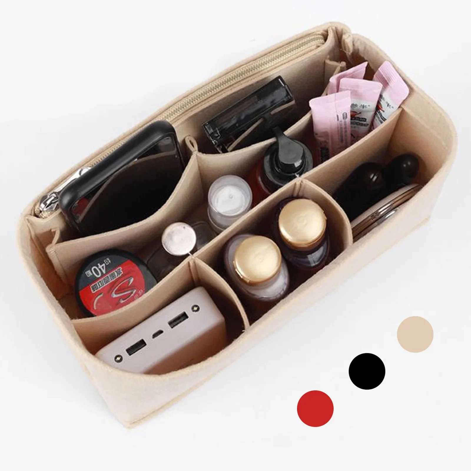 Felt Purse Organizer Handbag Tote Shaper, Insert Liner Shaper Bag in Bags for Liz Visetos Speedy Neverful 2025