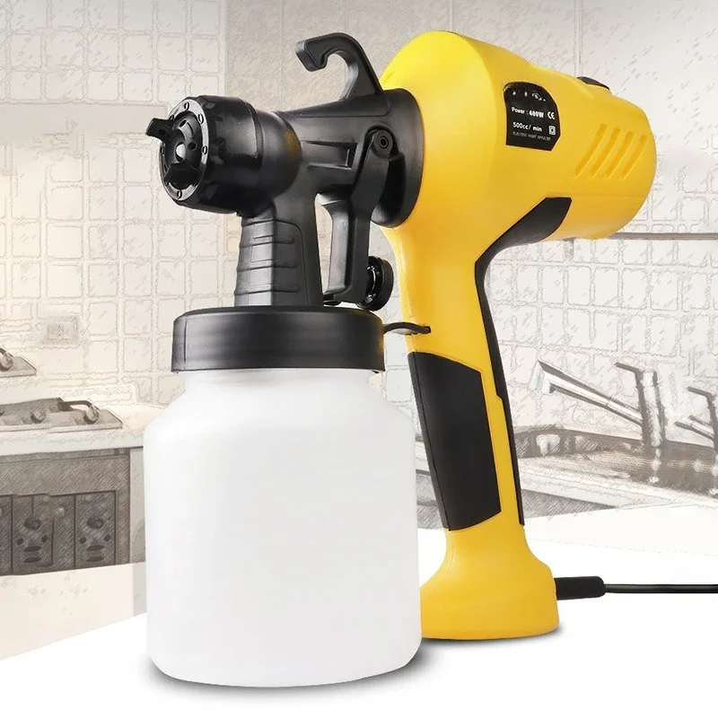 Portable Spray Gun High Pressure Electric Plastic Paint Spray Guns Spray Emulsion Electronic Tool Removable Electric Tools