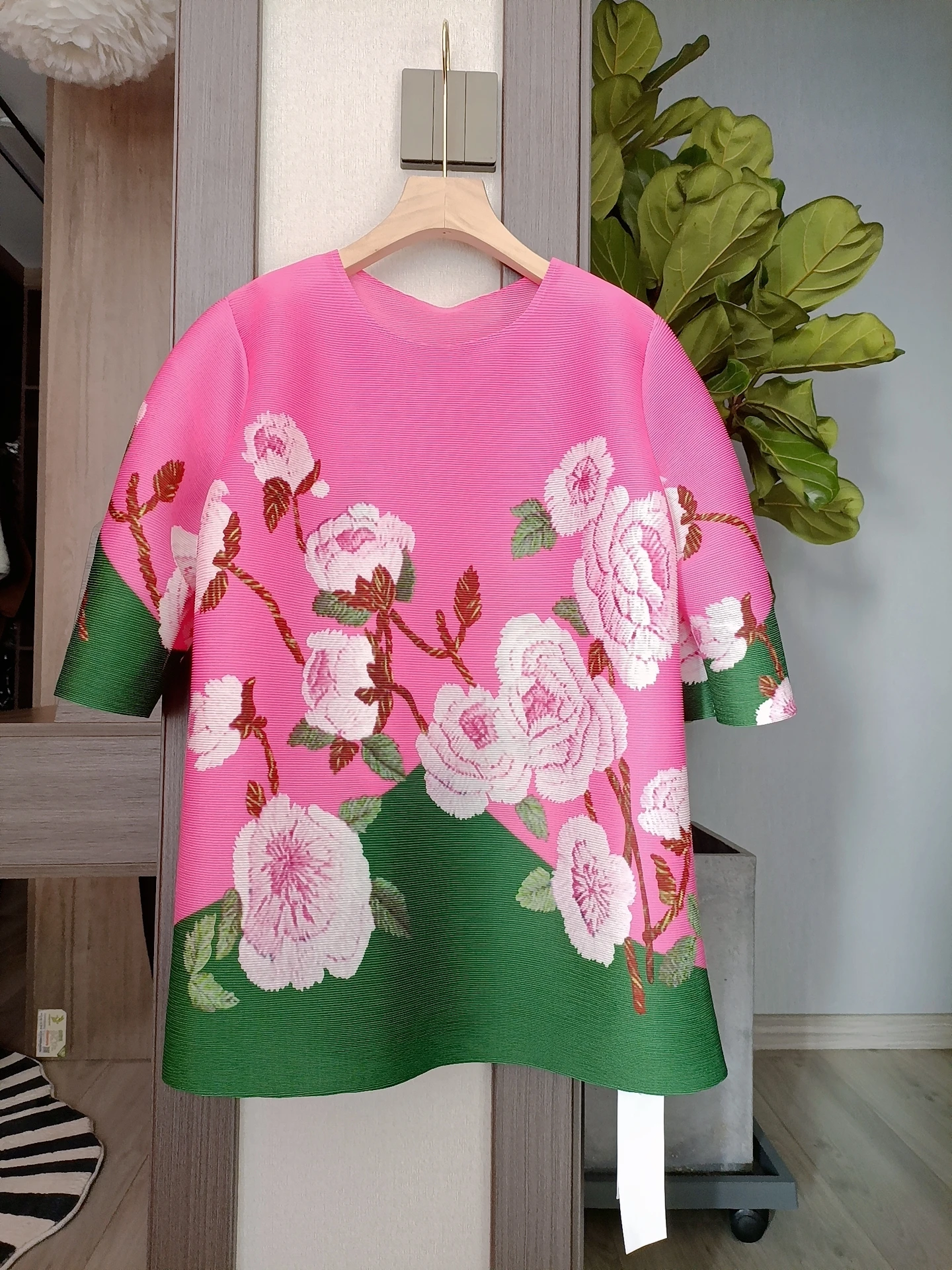 2022 Spring Summer Hot Fashaion Women's High Quality Floral Print T-shirts Top F139