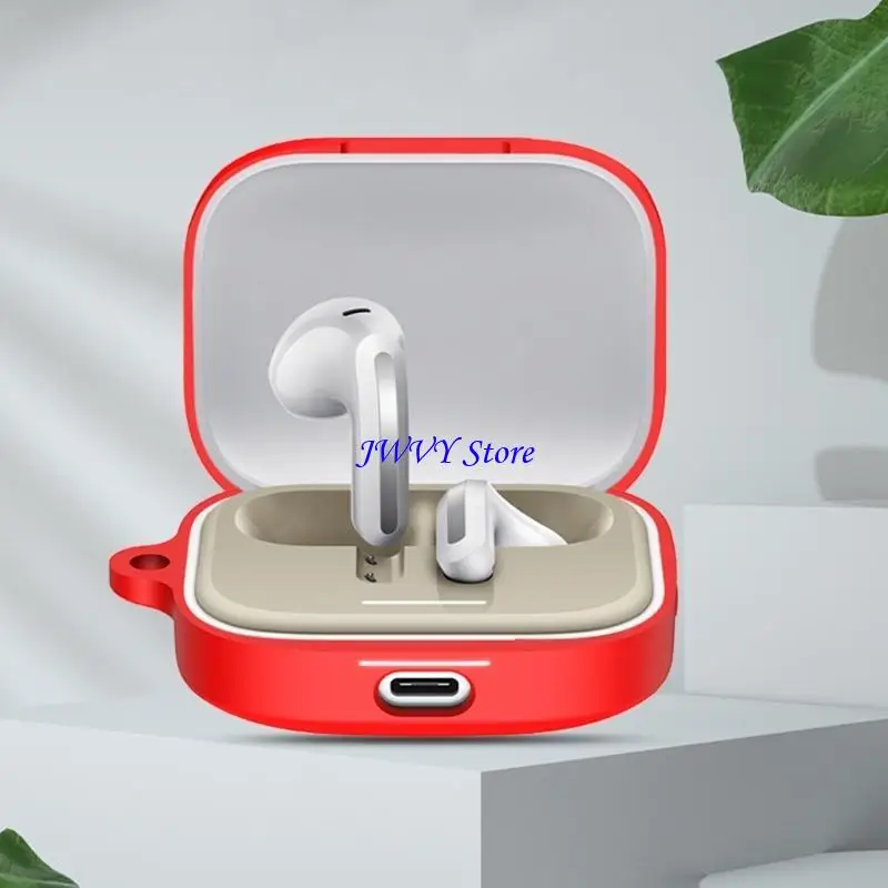 573A Thin Earbud Protective Case for Buds 7S  With Hook Sweat Resistant Cover Seamlessly Button Control Washable Design