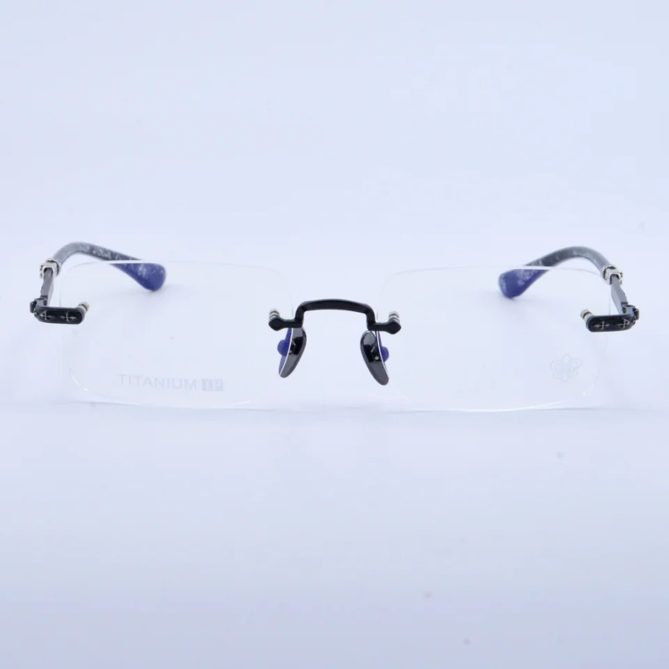 2025 New Fashionable Frameless Glasses Business Fashion Design Men's and Women's Computer Reading Optical Prescription Eyeglass