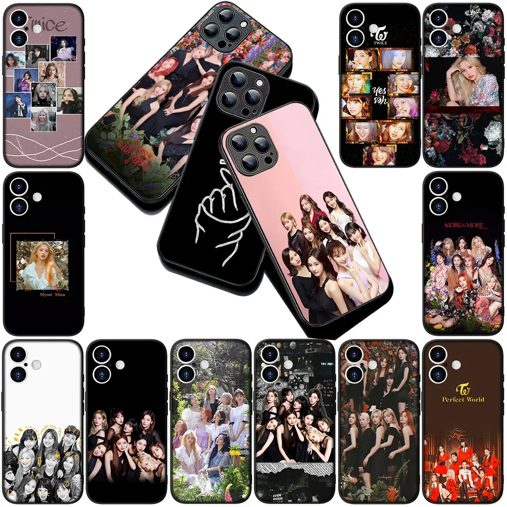 Мягкий чехол для телефона Cute T-TWICEs Kpop для Motorola Moto E14 E15 G04 G05 G14 G34 G35 G84 G24 A54 G15 Power E22 Защитный чехол