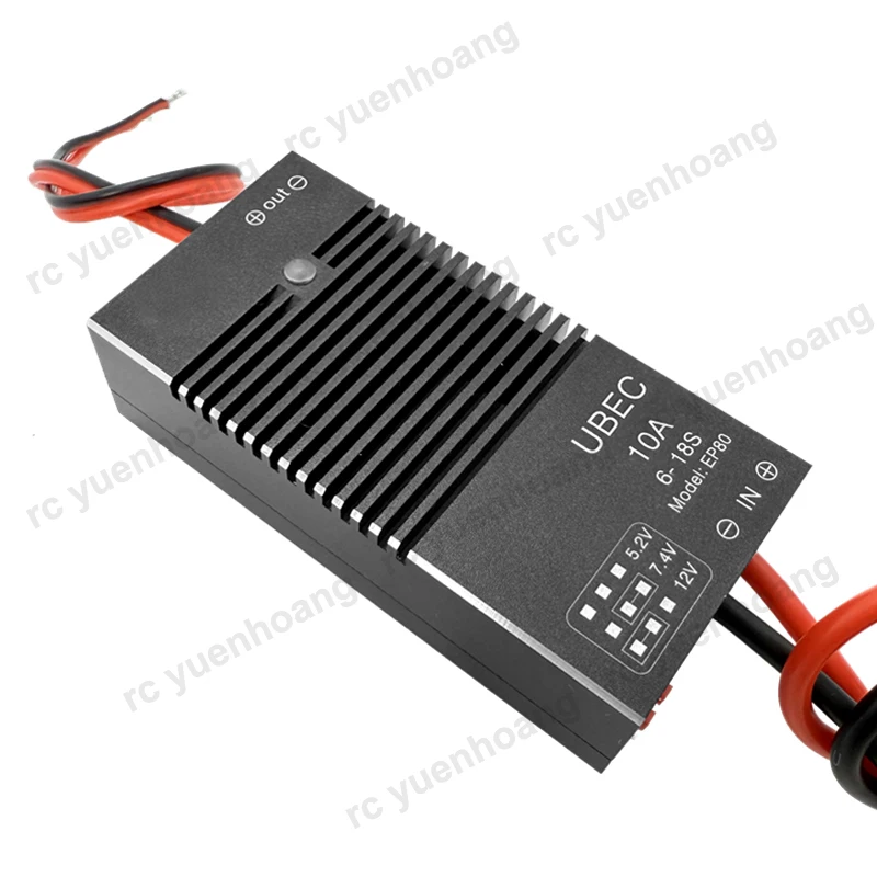 1PCS 5V/7.4V/12V UBEC Modulo di Alimentazione Regolatore DC18S 10A 80V Stabilizzatore di Tensione Buck Regolabile per Multi-Assi RC Drone Accessorio