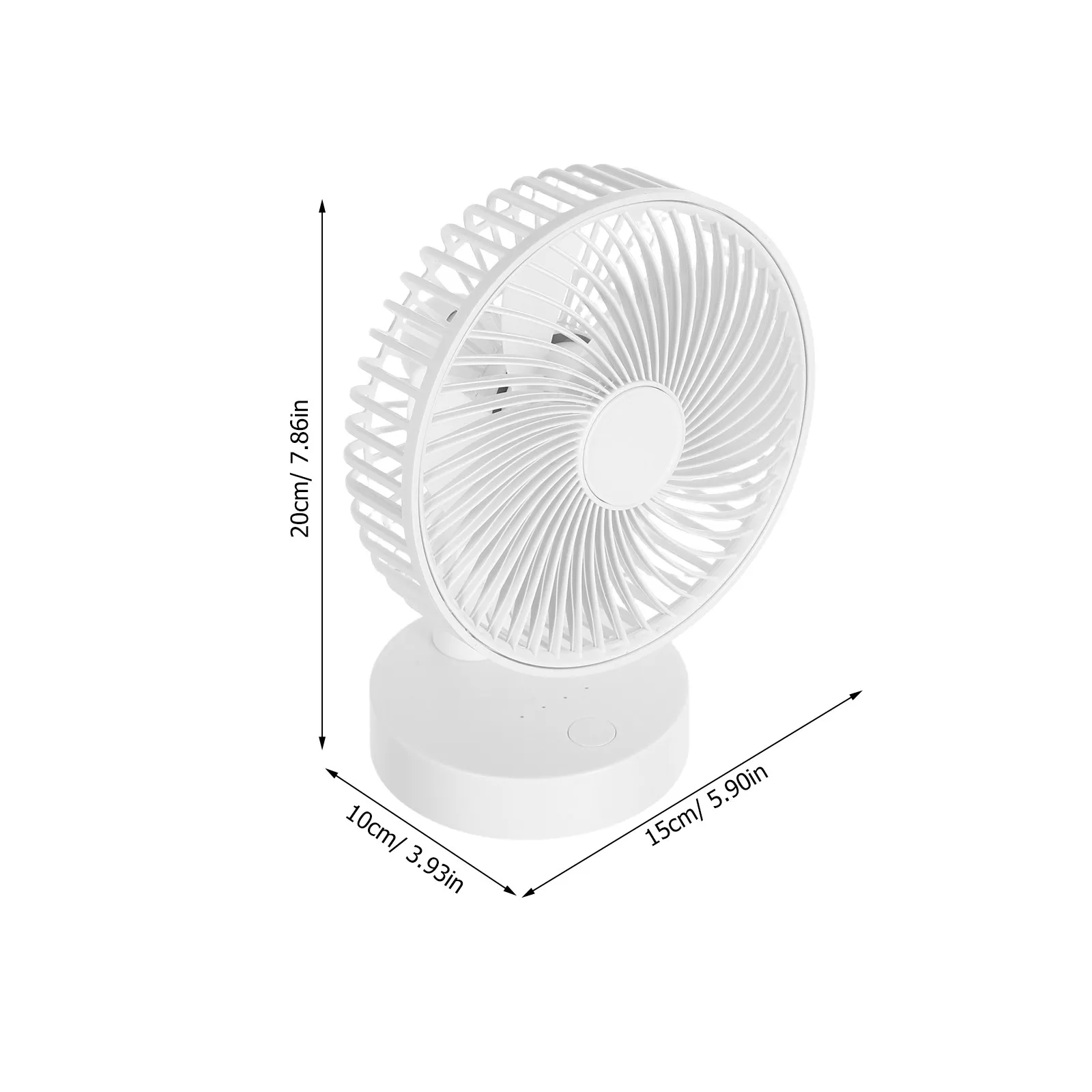 Small Rechargeable Fan Desk Mini Travel Portable Handheld Personal Air for Car Cooling