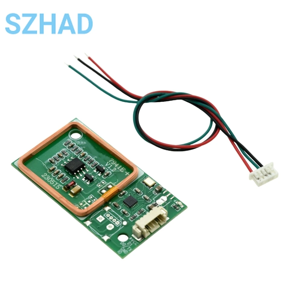 RFID Reader Wireless Module UART 3Pin 125KHz Card Reading EM4100 8CM DC 5V for arduino IC Card PCB Attenna Sensor Kits