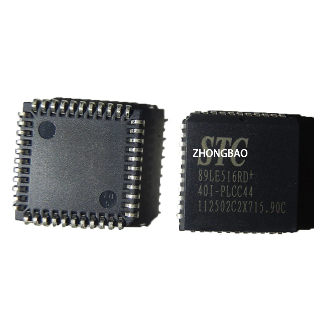 3 uds./lote STC89LE516RD + 40I-PLCC44 PLCC44 100% nuevo Original