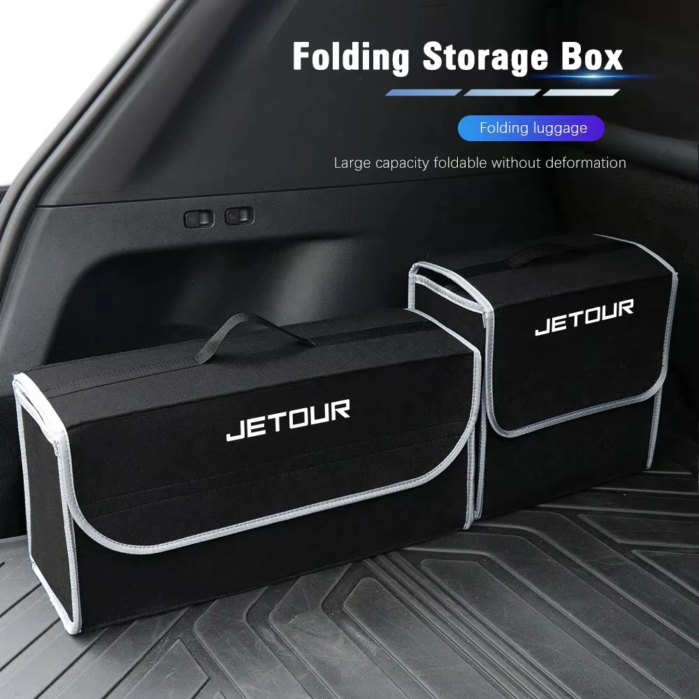Car Trunk Storage Box Trunk Organizer Cargo Storage Bag For Jetour T2 T1 X70 Plus Dashing G700 Collapsible