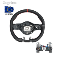 Leather Steering Wheel for Mercedes Benz Amg (2018-2020)(Triangular paddle holes) C63 Gt E63 G63 C Class E S G Gle CLS W205 W213