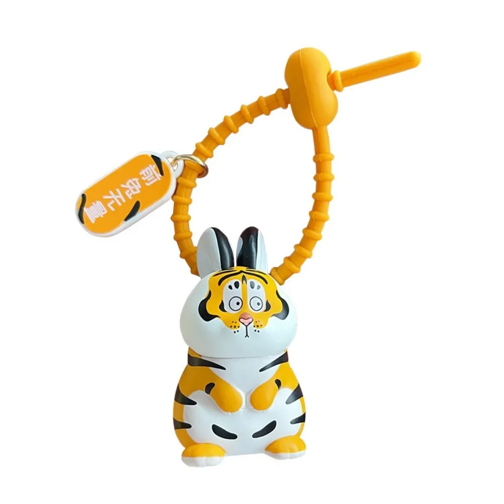 Cartoon Fat Tiger Keychain Keyring Female Cute and Exquisite Doll Keychain Bookbag Hanger Anime Keychain Bags Pendants Accessory