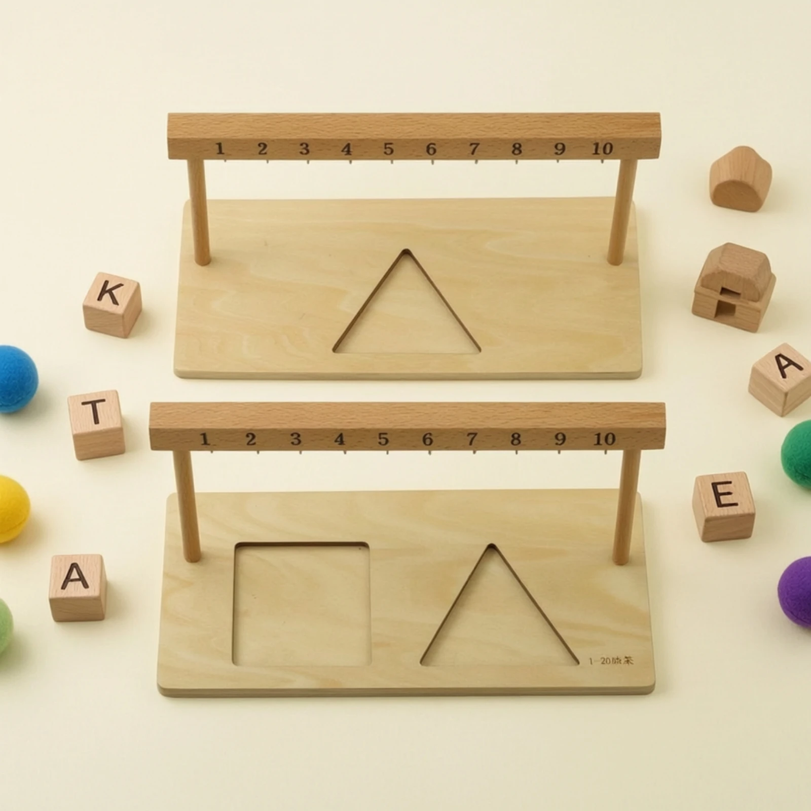 Set di 2 Supporti in Legno per - Abacus Counting Bead recensione e prezzo