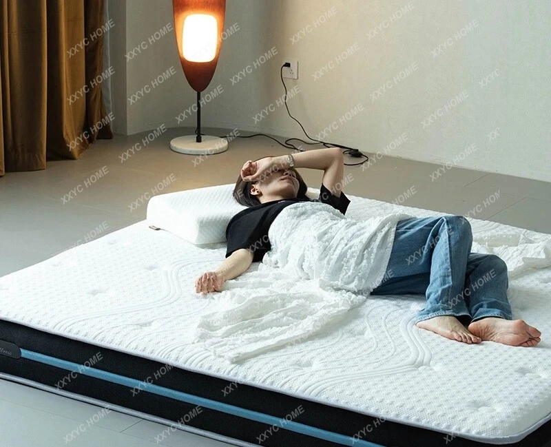 A  Silver ion antibacterial natural latex independent spring spine mattress