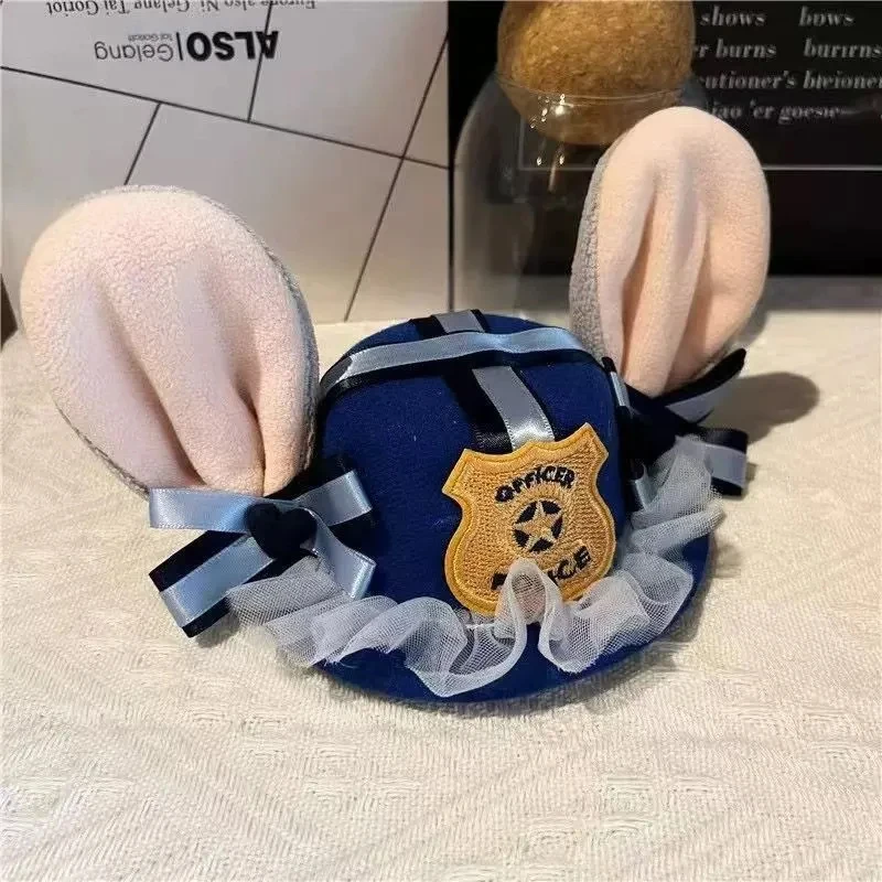 

New Zootopia Judith Laverne Hopps Judy Cosplay Cartoon Ear Hat Girl Cute Top Hat Beret Parent Child Hat Holiday Surprise Gift
