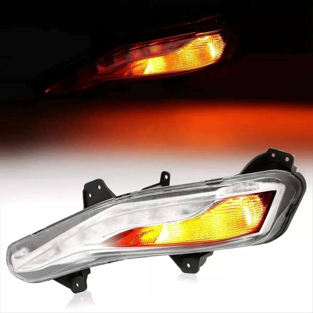 

Just- Fit for Chevy Malibu 2019-2022 Car Front Left Bumper Turn Signal Lights W/ LED DRL Fog Lamp 84575553