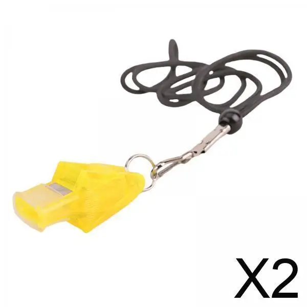 Referee Whistle Set with Container Durable PP Safety Whistle for Basketball Volleyball Handball Trainers Outdoor Emergency