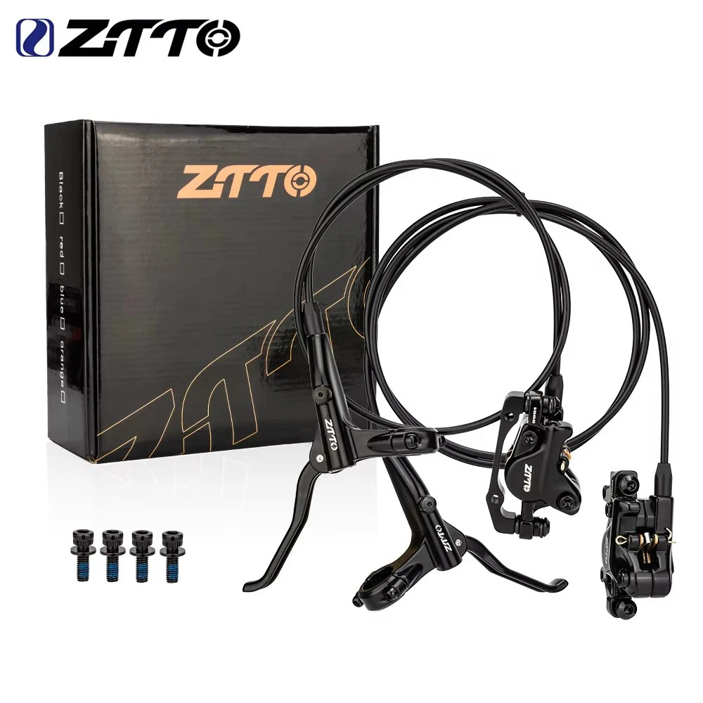 ZTTO MTB Hydraulic Disc Brake 2 Piston Oil Pressure Brakes Lightweight XC Trail Calipers Metal Pads 160 180mm Rotors M6100 M8100
