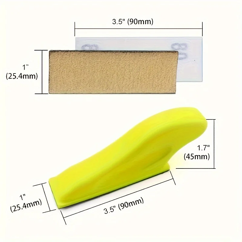 Miniature detail sandpaper kit, handmade sanding blocks for small projects, for wooden crafts, tight space metal finishes
