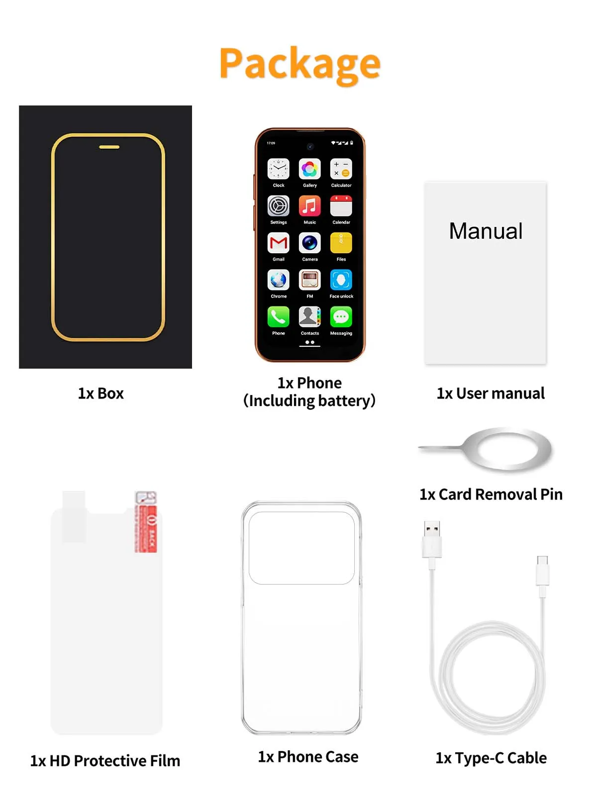 SERVO 19 Air Android Pocket Smartphone 4G LTE 3.88" Display 6GB+128GB Google Play WiFi Hotspot Dual SIM Card Mini Smart Phones
