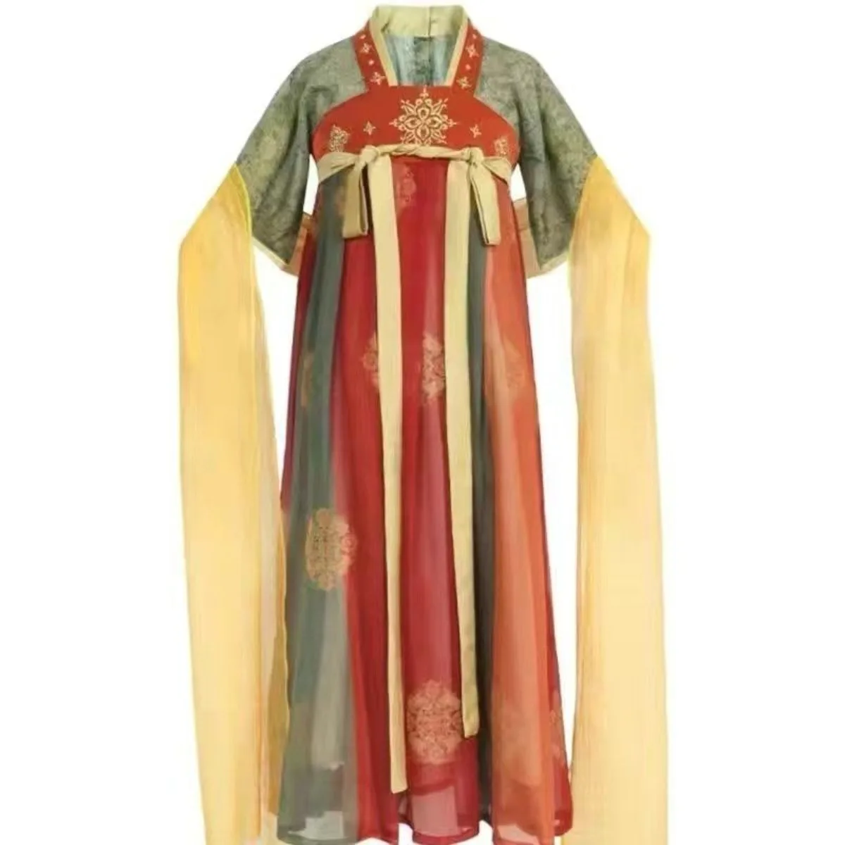 Improved Hanfu Girl Dunhuang Style Princess Hanfu for Girls - Ethereal Ruqun Dress Set, Chinese Classical Performance Costume