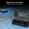 Retevis MA1 カーラジオ スクリーン付き 50W VHF UHF デュアルバンドアマチュア無線 AM FM モバイルラジオステーショントランシーバー マルチバンド受信 5
