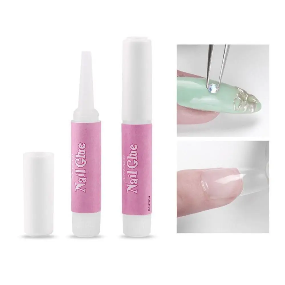 10 Pcs ใหม่ Super Strong กาวเล็บยาวนาน 2g Nails Art กาว Fast-DRY โปร่งใสเล็บเครื่องมือสําหรับเล็บอะคริลิค