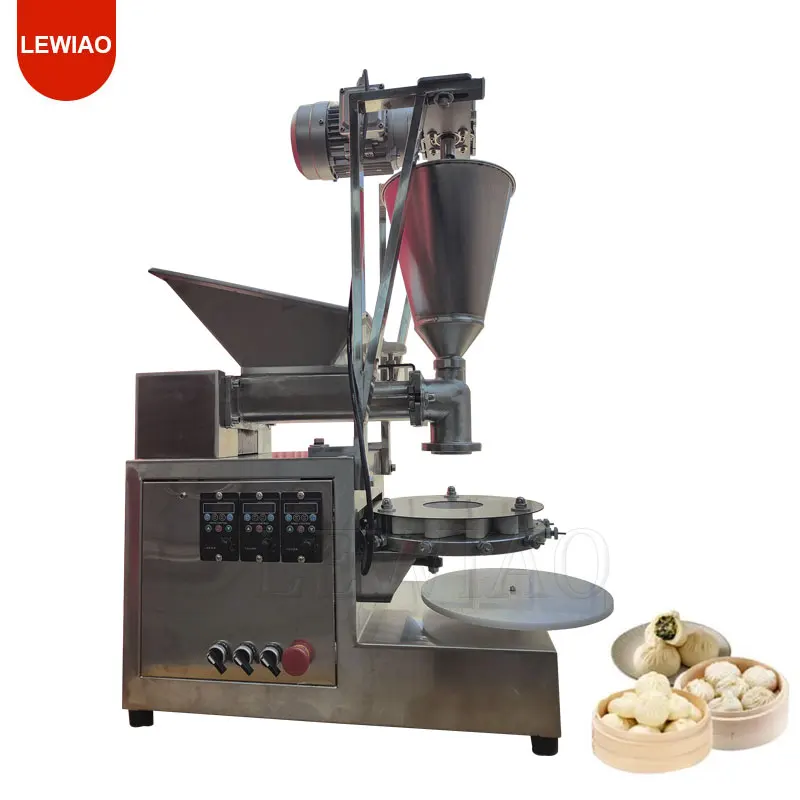 

High Efficiency Siopao Baozi Bun Maker Machine Automatic Soup Dumpling Machine Grain Product Momo Steamed Bun Making Machines