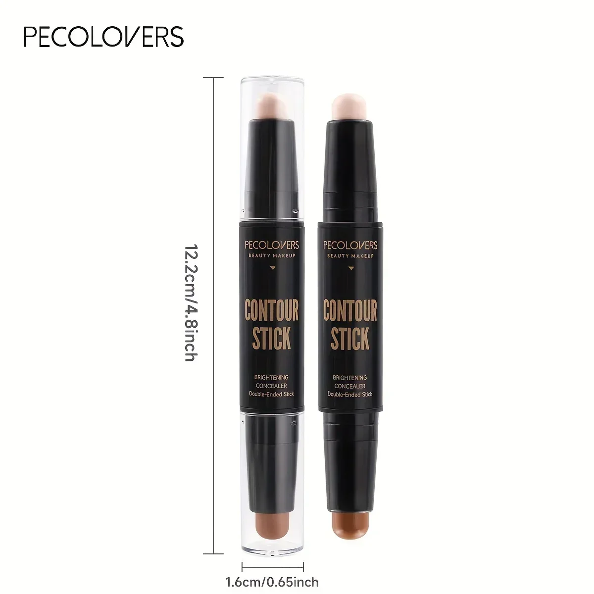 Lápiz Corrector de base facial de larga duración, Corrector de ojeras, Corrector de contorno, maquillaje cosmético de palo, 1 unidad