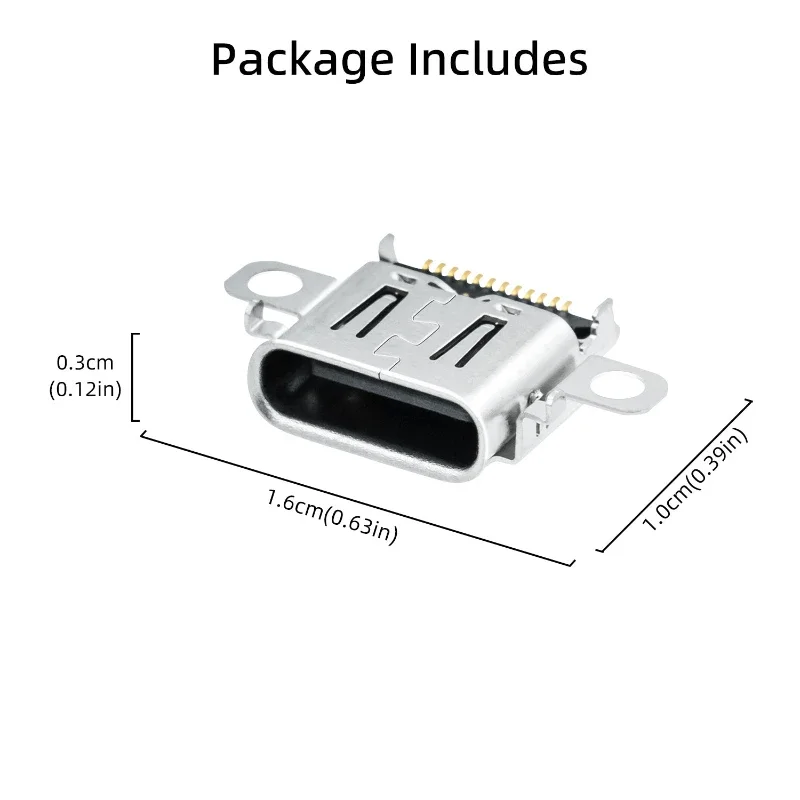 

5-10PCS for NS OLED Charging Port USB Charging Port Socket for Switch OLED Console Power Connector Type-C Socket Port