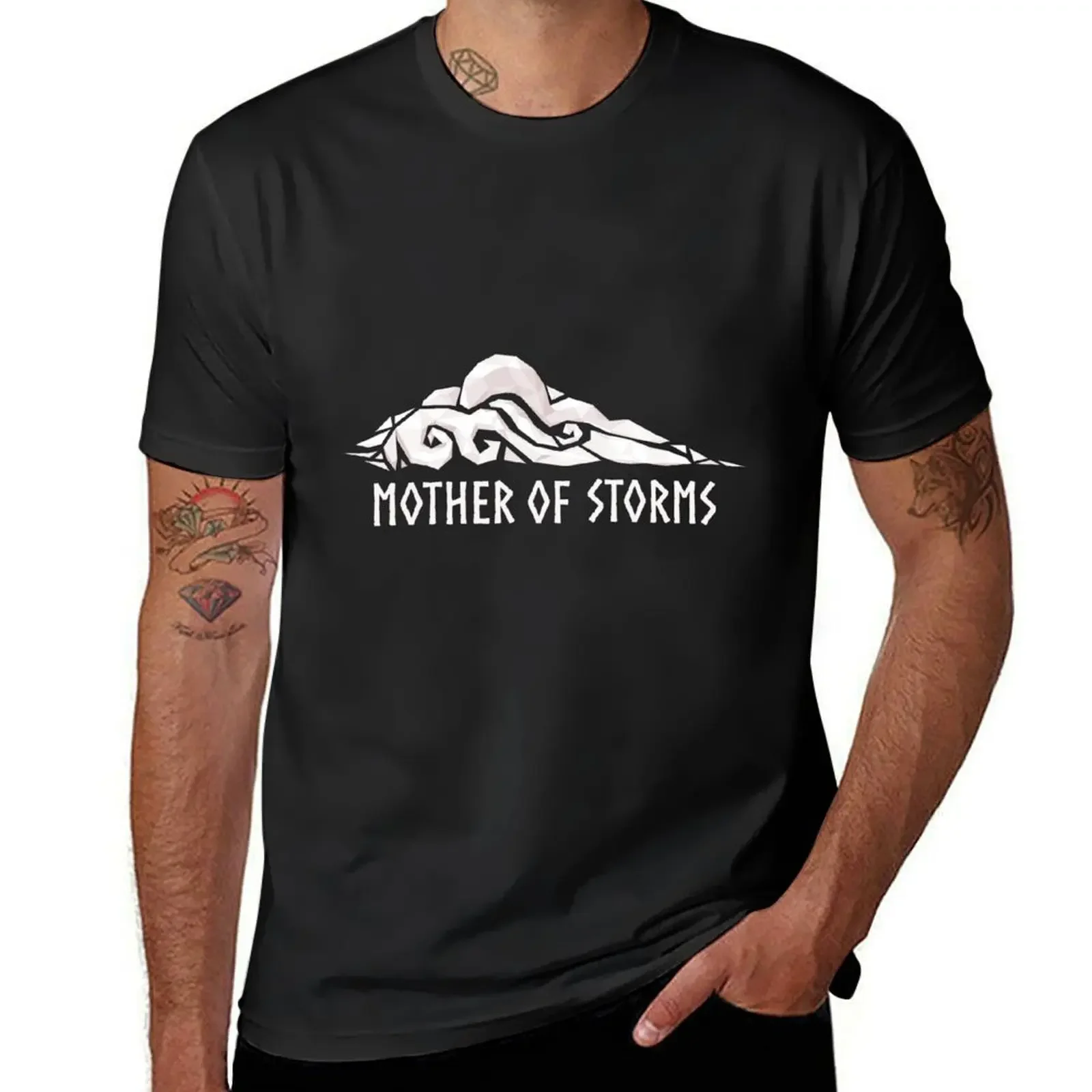 Guild Logo commission Mother of Storms T-Shirt baggy shirts plain vintage mens t shirts