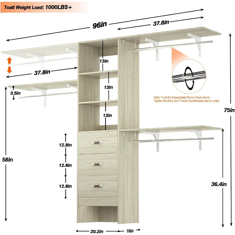 Thumbnail 3 - #19 Latest Modular Closet Systems Offers