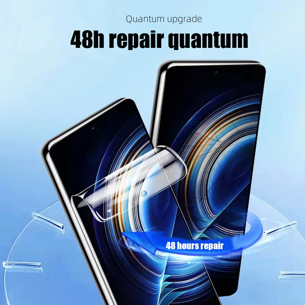 3/2/1Pcs screen protector For Redmi k30s k30i k30 Ultra k40s k40 pro plus full cover hydrogel film protective k50 Gaming k50i 9D image 3