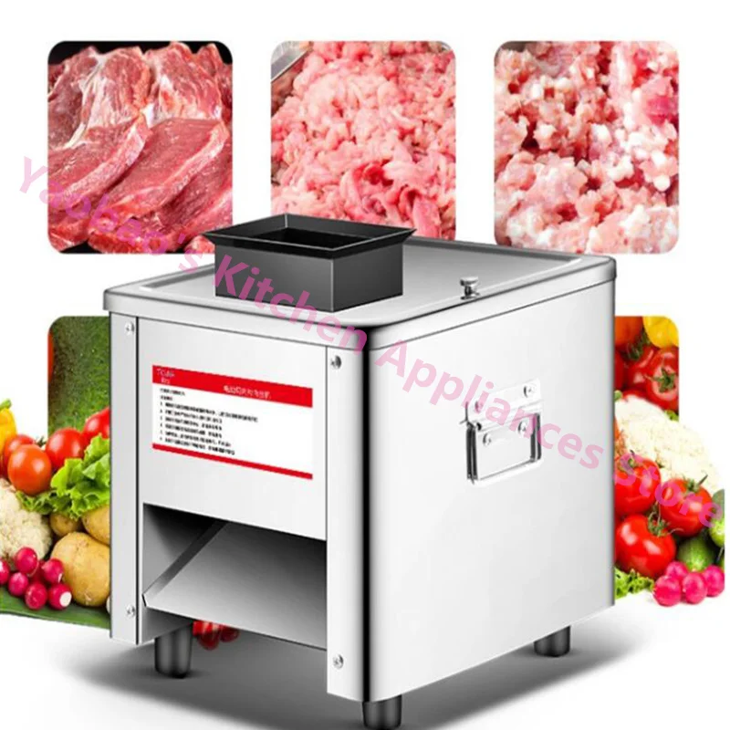 Cortador de carne comercial 850W multifuncional doméstico elétrico