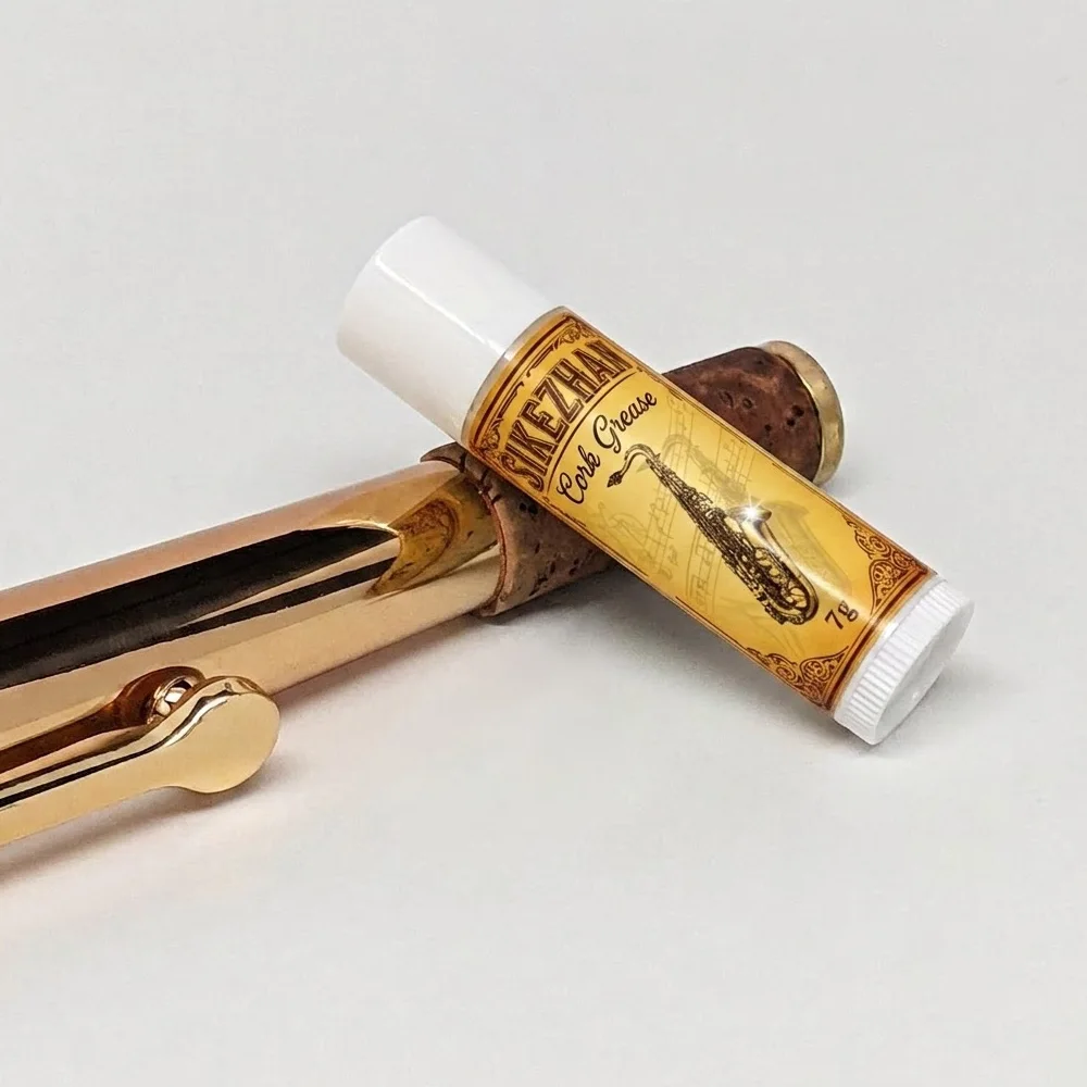 7g Cork Grease Stick Organic All Natural Lubricant for Clarinet Saxophone Oboe Woodwind Instrument Joint Care Maintenance