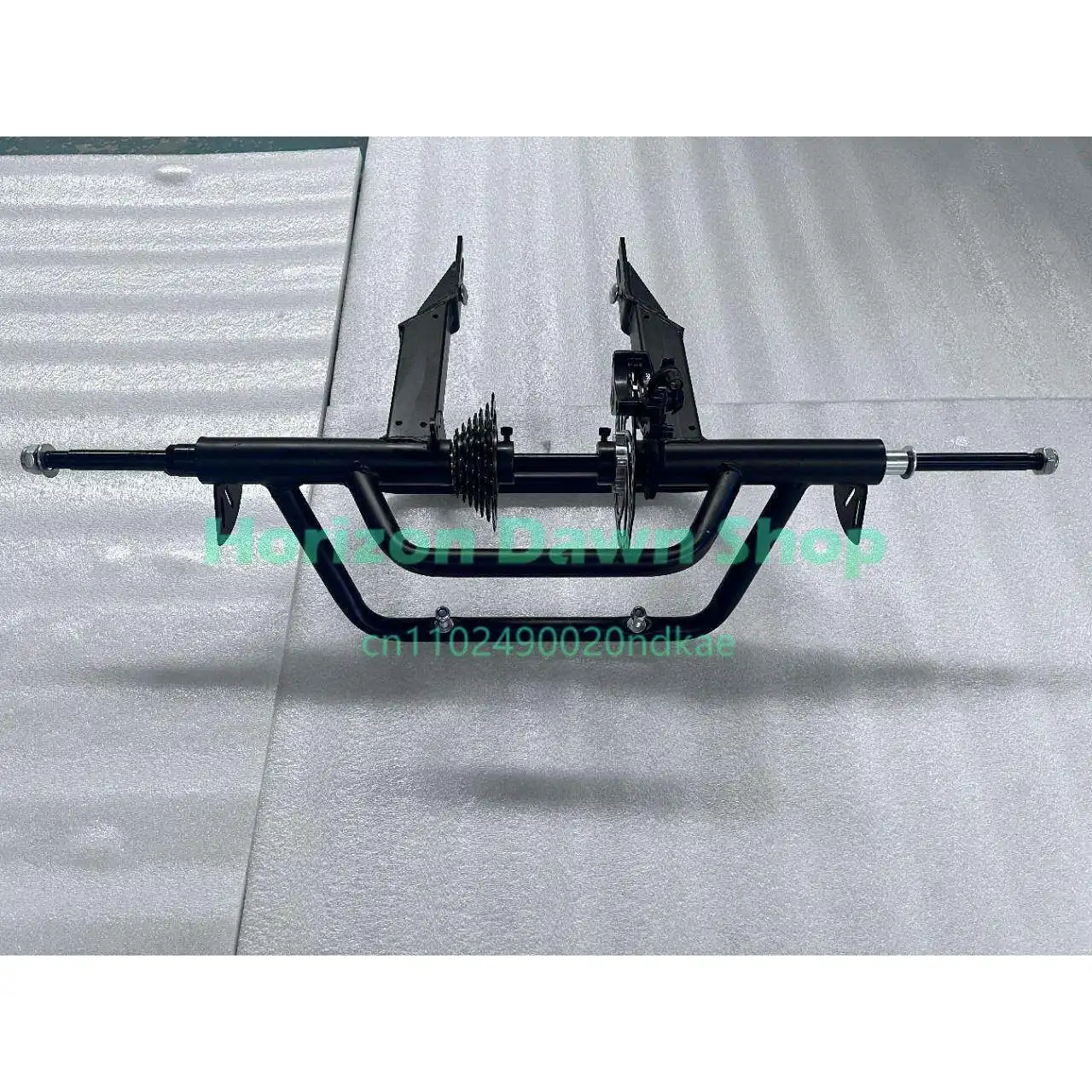 Heavy-Duty Elderly Tricycle Rear Axle - Rear Cargo Basket & Wheel Replacement Parts