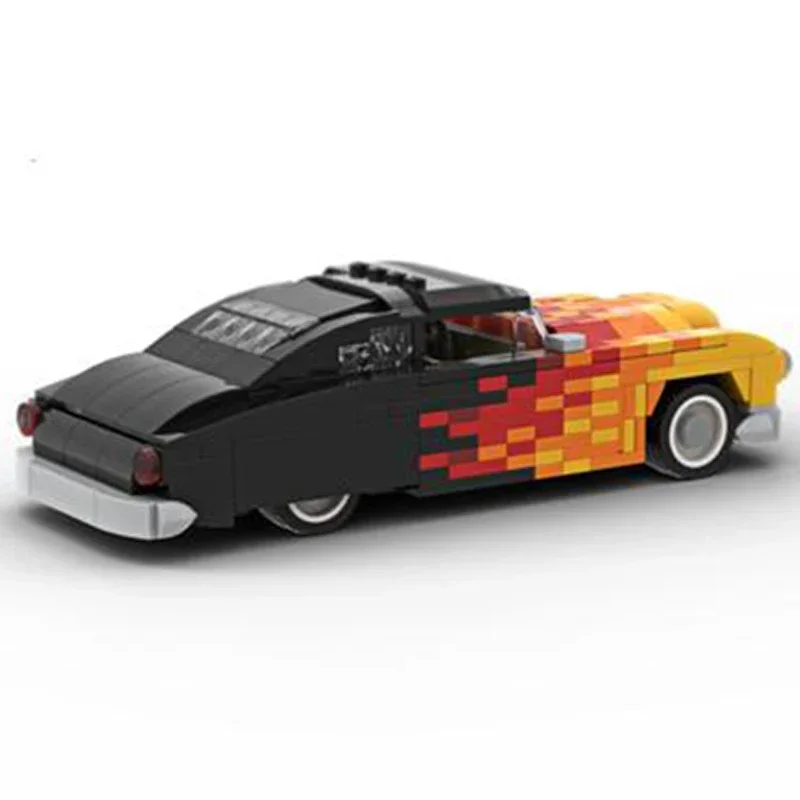 Moc Gebäude Ziegel Stadt Auto Modell Flamme Geschwindigkeit Champion Technologie Modulare Blöcke Geschenke Spielzeug Für Kinder DIY Sets Montage