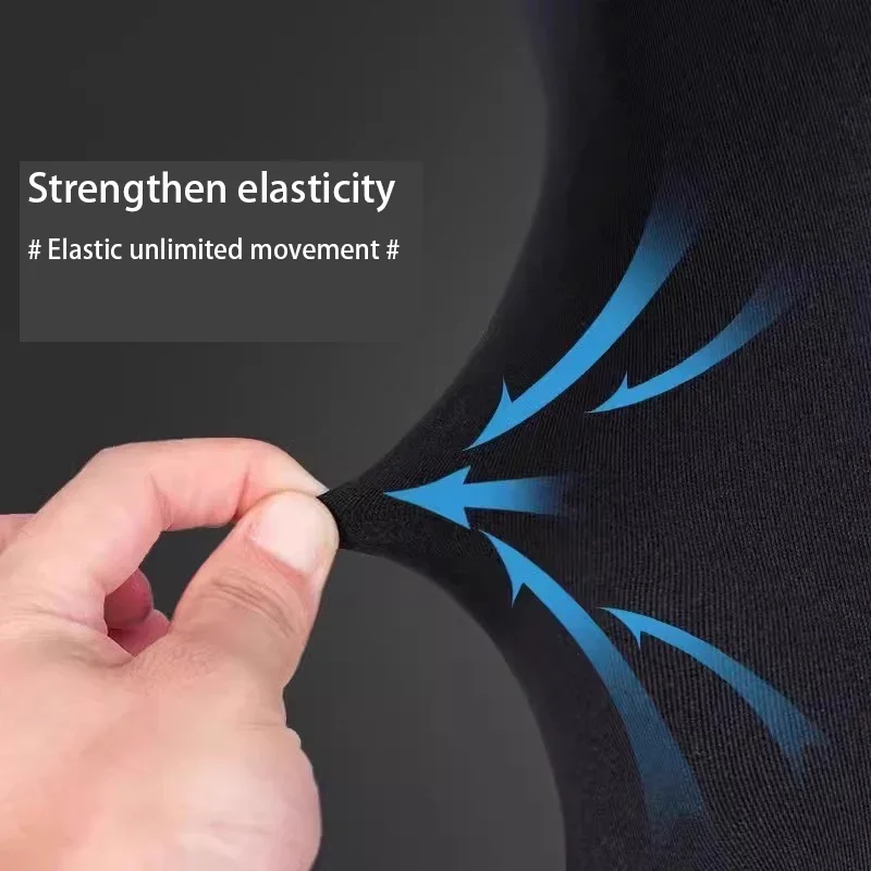 4 قطع، بدلة حرارية للرجال، بدلة ضيقة، طبقة أساسية شتوية مناسبة، مرونة عالية، سريعة الجفاف #4