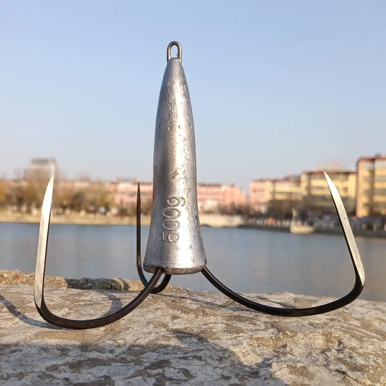 100g-300g Three Anchor Hooks Large Gate Wide Spacing Treble Hooks Anti Current Giant Fish Heavy Duty Large Size Snagging Hooks