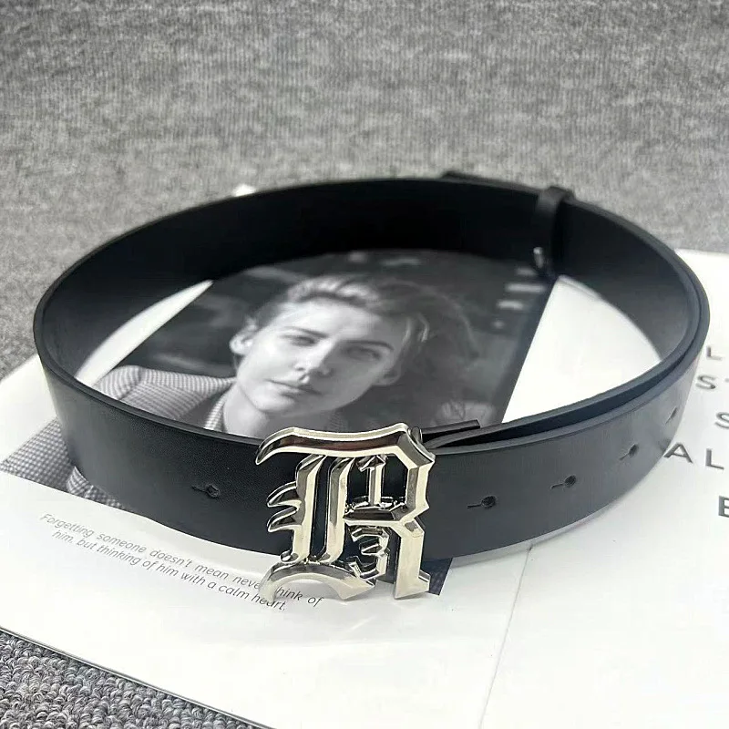 

2025 fashion Designer women's belt y2k High Quality Luxury Female Waist Black Pu Leather Waistband Girls Jeans Punk Corset Belt