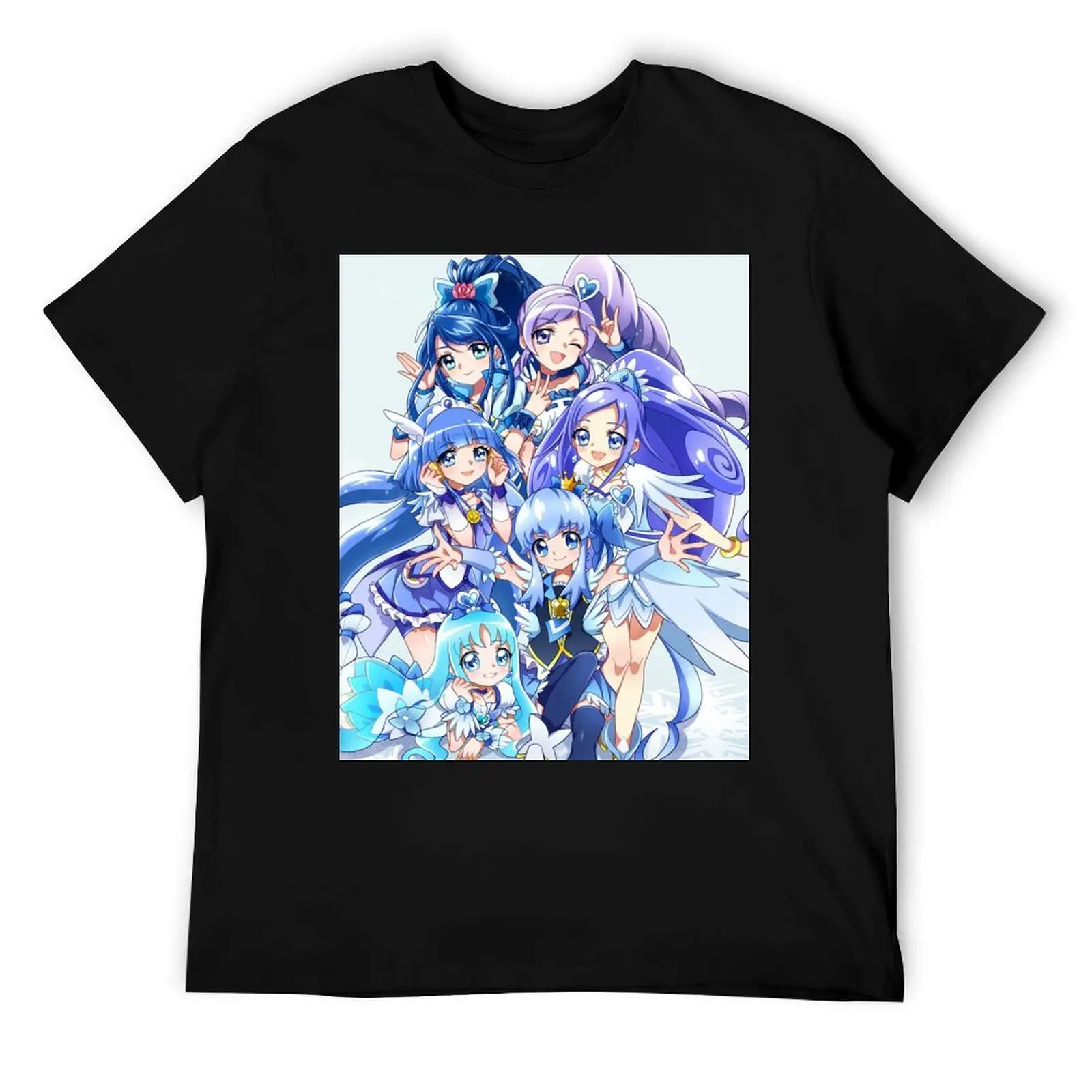 

Dokidoki precure-All in One T-Shirt mens graphic t shirts cotton tshirt 100% T-Shirt