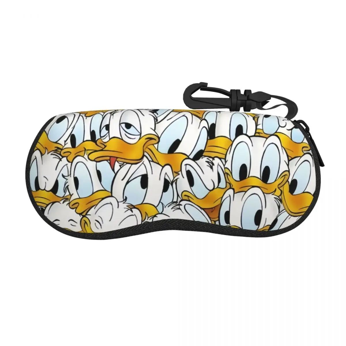 

Custom Cartoon Donald Duck Eyeglass Glasses Case Women Men Soft Sunglasses Protective Box