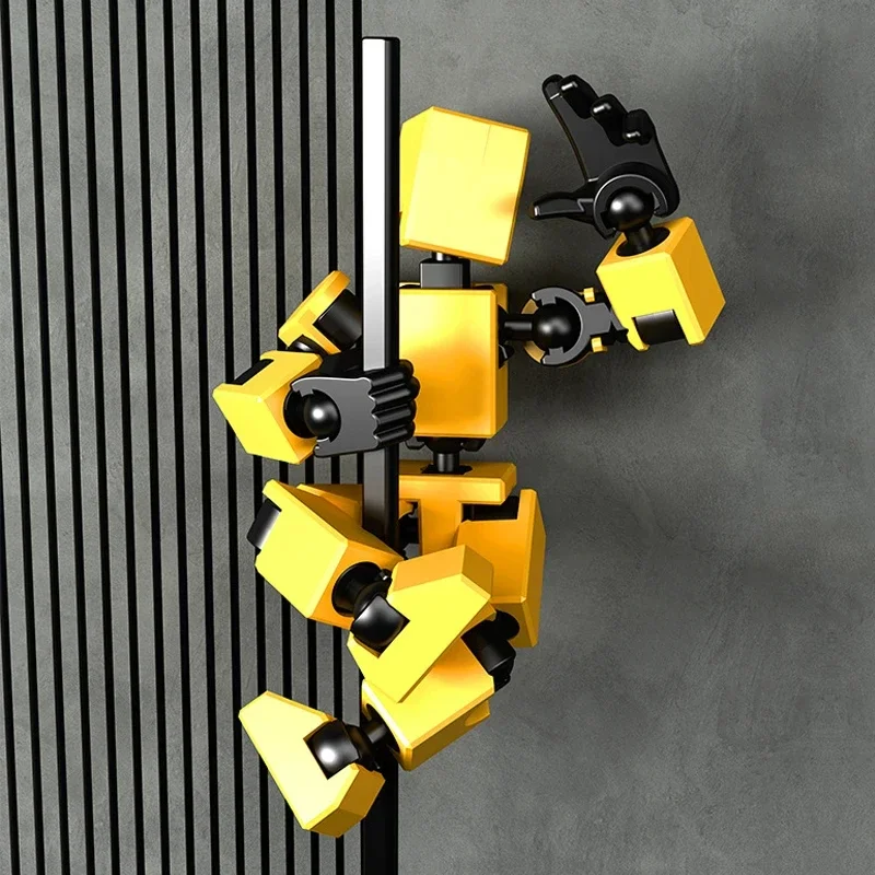Creative Multi-jointed Movable Shapeshift Robot 3d Printed Mannequin Dummy Action Model Desk Ornaments Kids Christmas Decor Gift