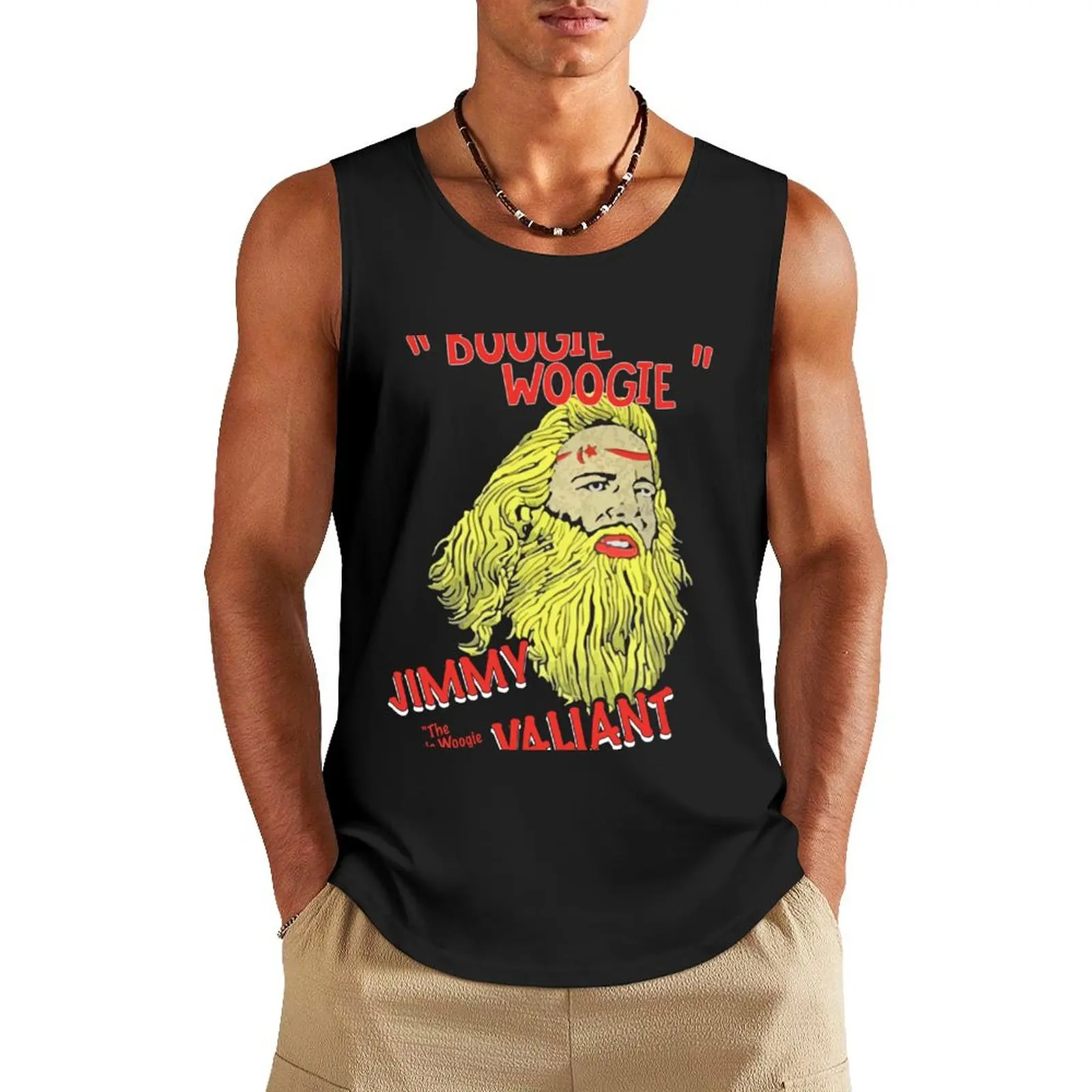 

The Boogie Woogie Man Tank Top sports vest male top