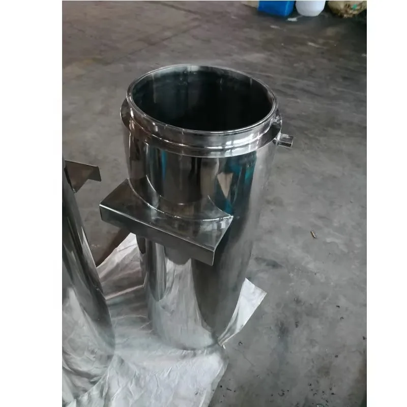 Double Clamp Tube Spool with Welded Bracket and Stainless Steel Sanitary NPT Drain