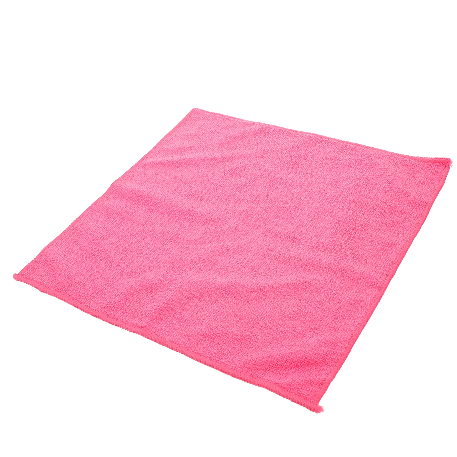 

Microfiber Cleaning Cloth Small Water Absorbing Towel Pink Table Kitchen Car Wash Wipes Non Shedding Soft Cloth