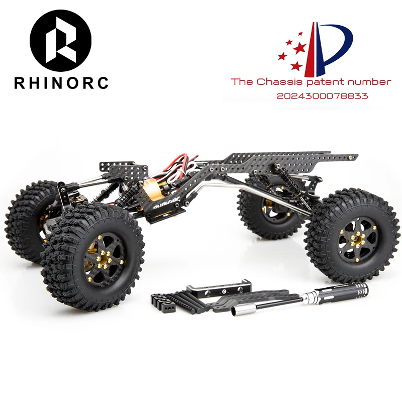 RhinoRC YUE RC Crawler LCG Chassis 1:10 RTR 80A ESC S12 Brushless Motor 45KG Servo