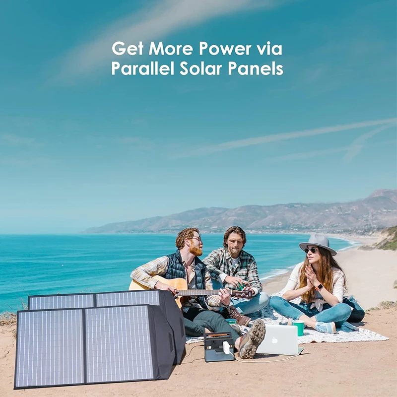 ALLPOWERS SP027 Foldable Portable Solar Panel 100W / 200W Solar Battery Charger Outdoor Emergency Backup Power for Power station
