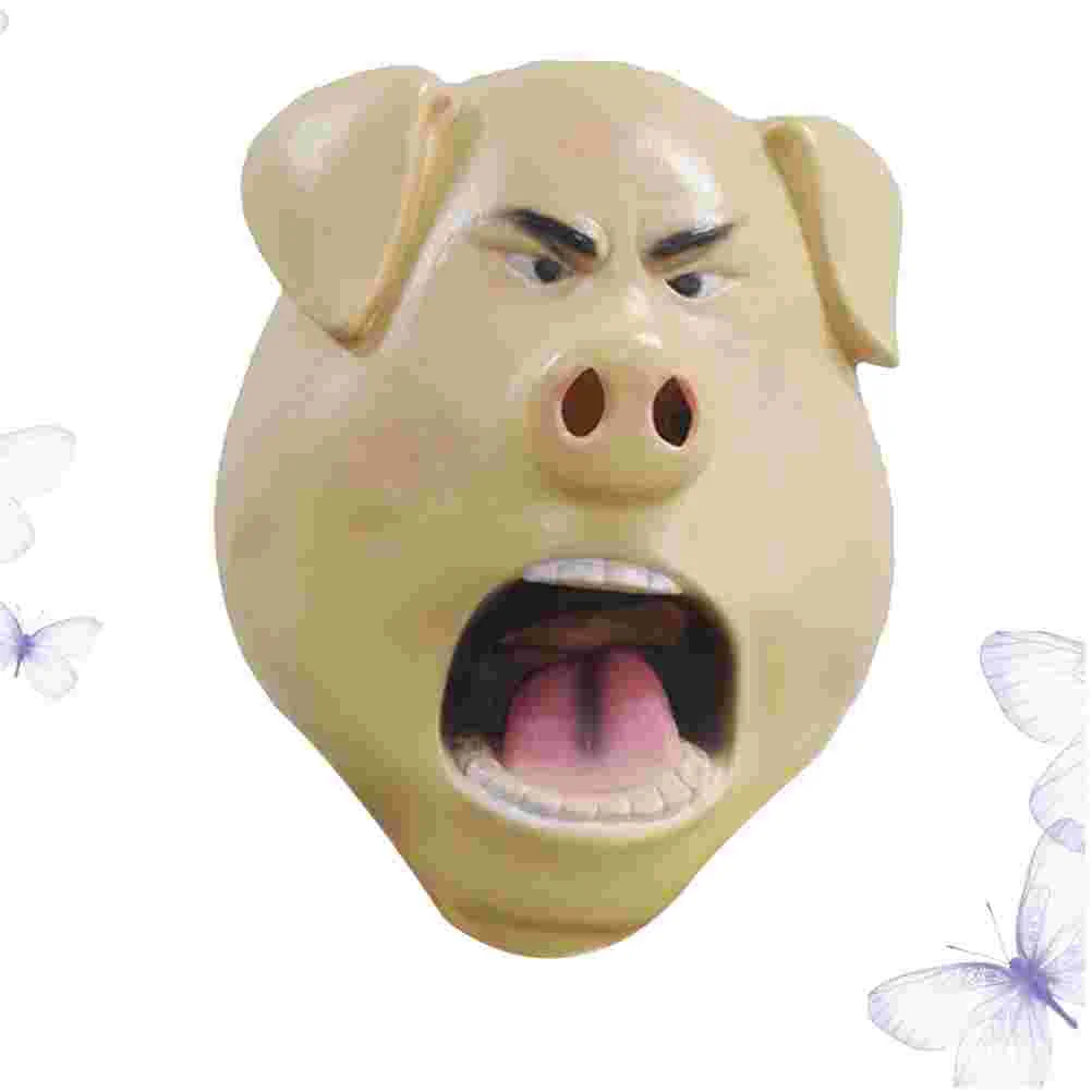 

Funny Pig Head Mask Hoorrible Headgear Party Prop Masquerade Full Face Mask for Festival Dance Show Cosplay